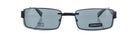 Lunettes Oxbow 354 Argent Noir & Clip Polarisant