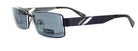 Lunettes Oxbow 354 Argent Noir & Clip Polarisant